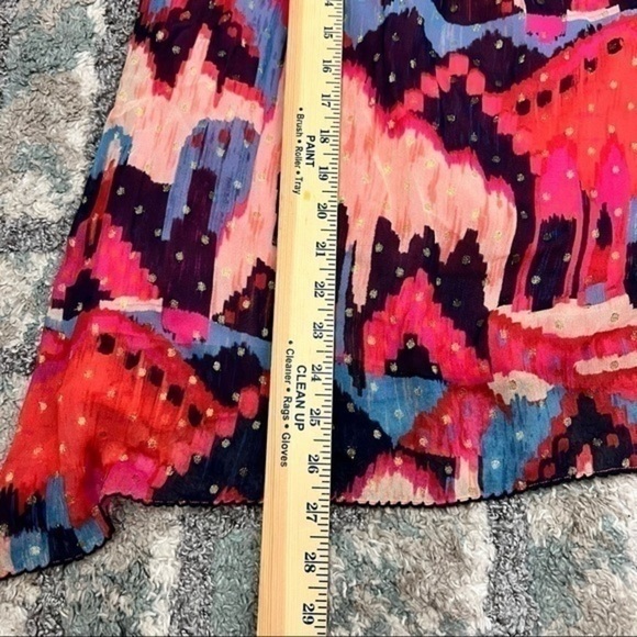 CHUFY womens Printed Halterneck Blouse size medium - Picture 9 of 12